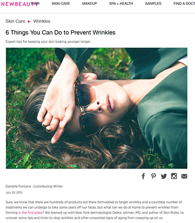 6 Things You Can Do to Prevent Wrinkles