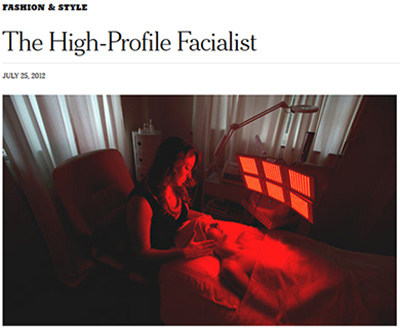 The New York Times The High Profile Facialist