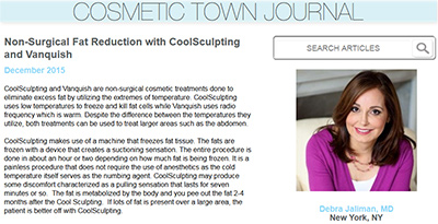 Non-Surgical Fat Reduction with CoolSculpting and Vanquish