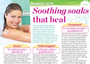 Soothing soaks that heal
